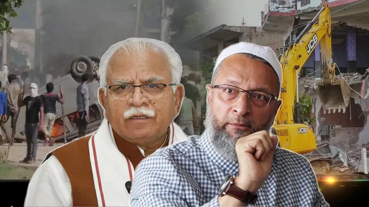 खट्टर सरकार पर भड़के असदुद्दीन ओवैसी