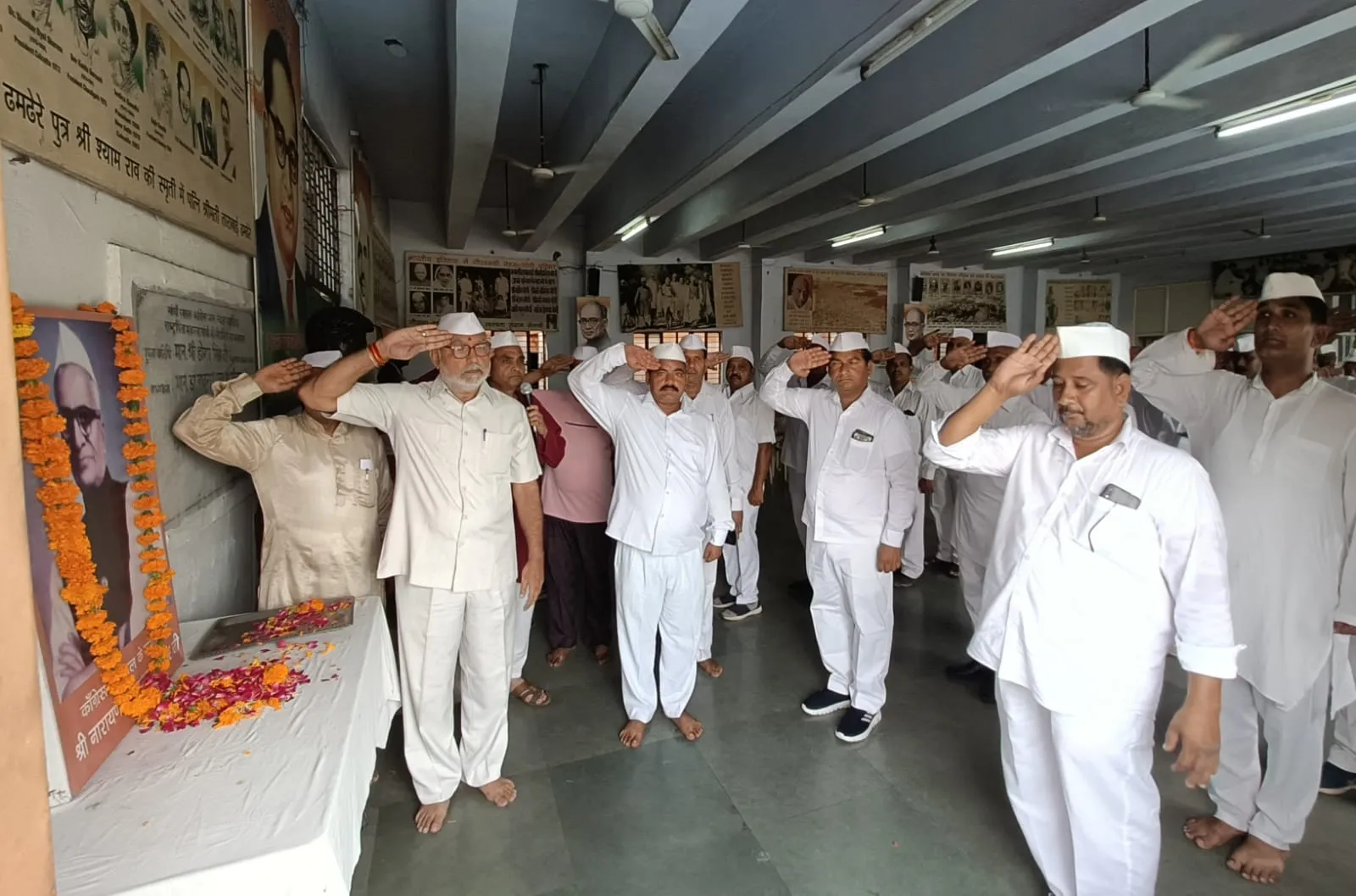 सेवादल संस्थापक सुब्बाराव की 48वीं पुण्यतिथि पर कांग्रेसियों ने दी श्रद्धांजलि