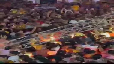 Rajasthan जोधपुर के घनश्याम मंदिर में दही हांडी फोड़ने के दौरान हादसा, कई घायल