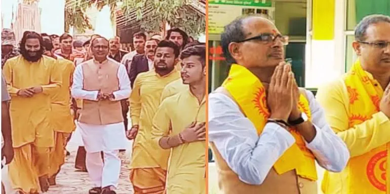 CM शिवराज ने ऋषिकेश में स्वामी सदानंद सरस्वती से भेंट की