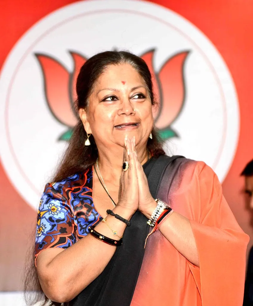 Rajasthan Election : झालरापाटन से वसुंधरा राजे की जीत, 50,000 वोटों से दी कांग्रेस को मात