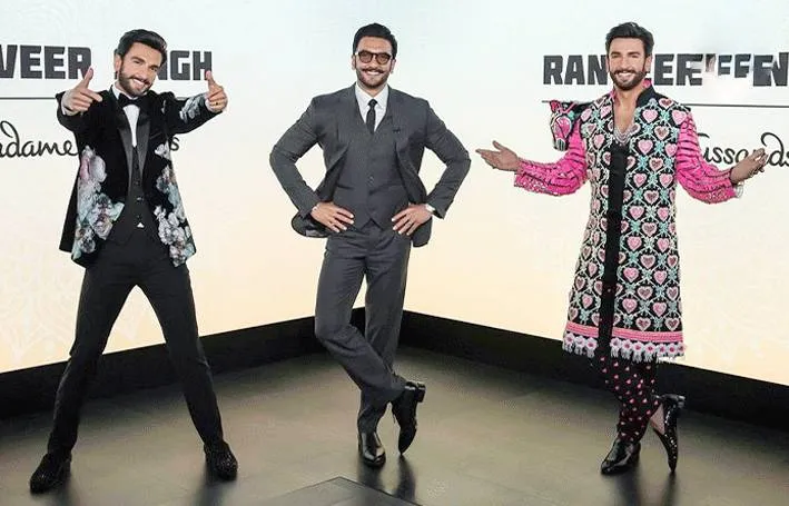 Ranveer Singh के मैडम तुसाद में लगे दो स्टैच्यू