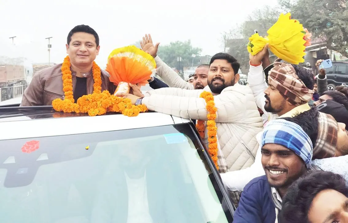 क्रिकेटर Piyush Chawla का हुआ भव्य स्वागत