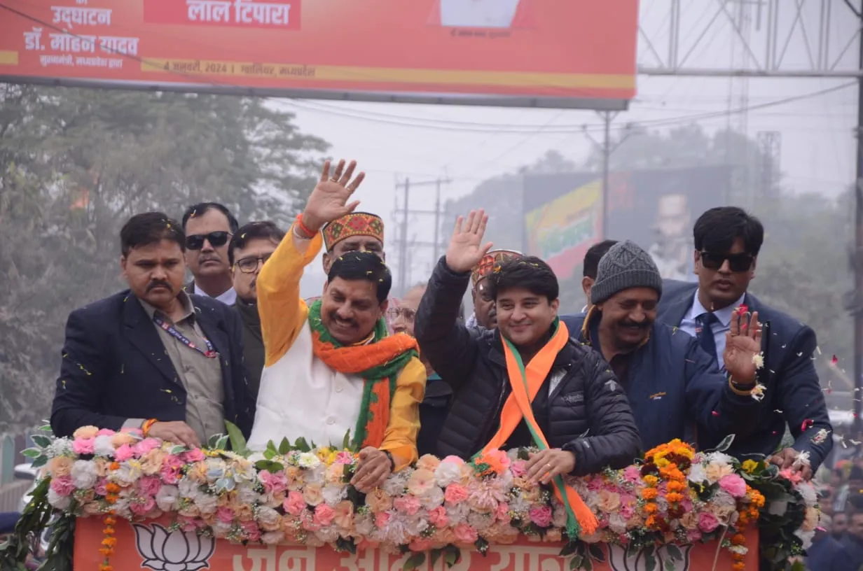 ऐतिहासिक नगरी ग्वालियर में Chief Minister डॉ. मोहन यादव ने निकाली “जन आभार यात्रा”