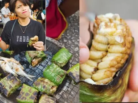 मधुमक्खी के छोटे-छोटे बच्चों को खा रही थी महिला