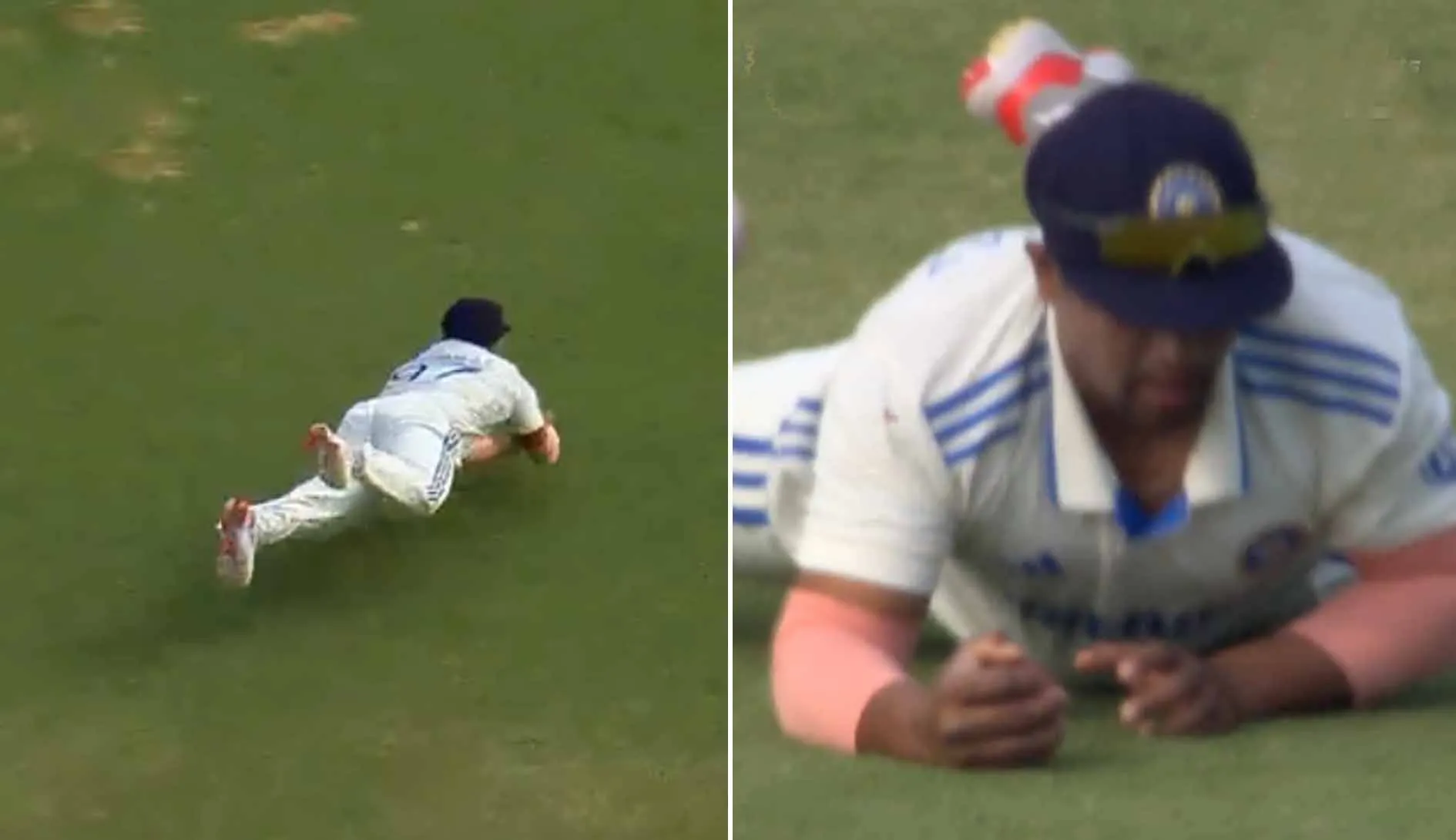 Sarfaraz ने मुश्किल कैच पकड़कर दिखाया क्षेत्र रक्षण में भी पीछे नहीं