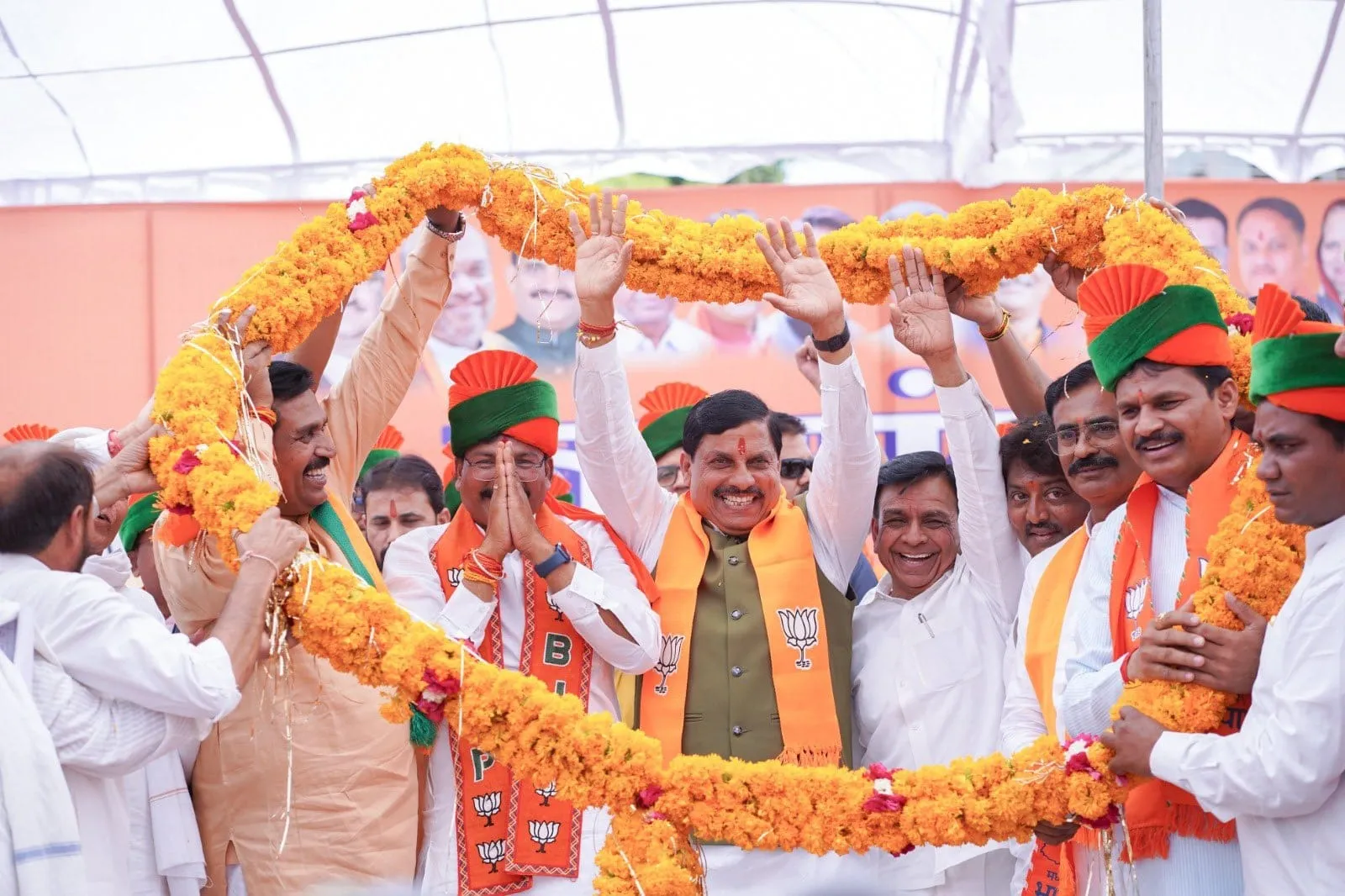 मुख्यमंत्री Dr. Mohan Yadav ने खरगोन एवं सागर में जनसभा को संबोधित किया।
