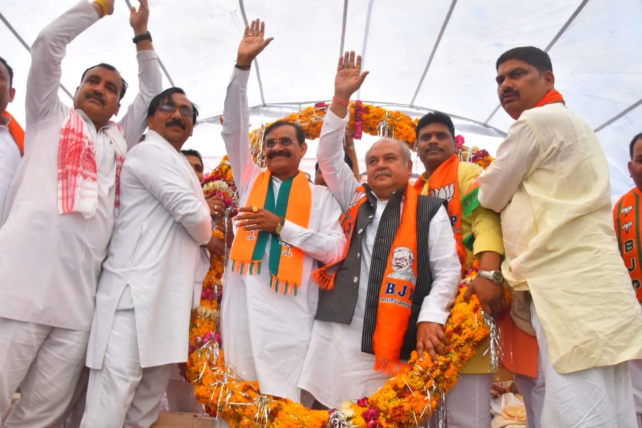 सांसद Vishnudutt Sharma ने मुरैना जिले के जौरा, अम्बाह और मुरैना में कार्यकर्ता सम्मेलन को किया संबोधित