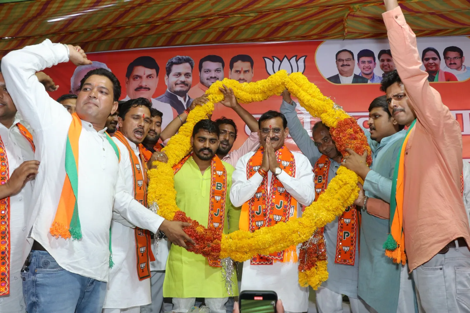 सांसद Vishnudutt Sharma ने धार लोकसभा के सरदारपुर में नवमतदाता सम्मेलन को किया संबोधित