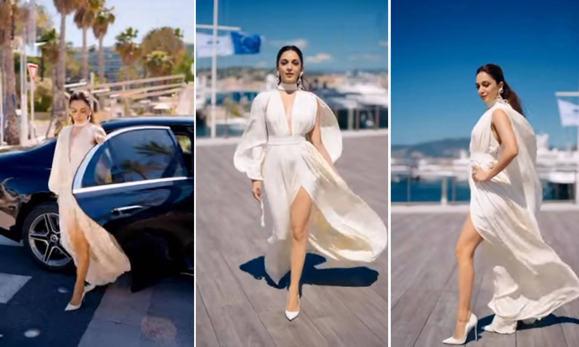 Kiara ने कान्स से दिखाई अपने किलर लुक की झलक