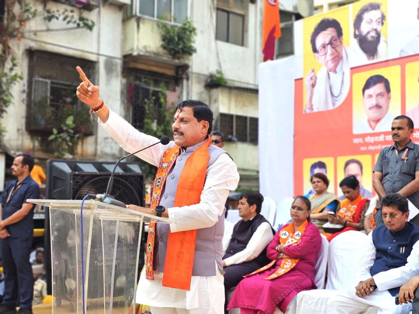 मुख्यमंत्री Dr. Mohan Yadav ने मुंबई में लोकसभा प्रत्याशी के समर्थन में आयोजित जनसभा को संबोधित किया