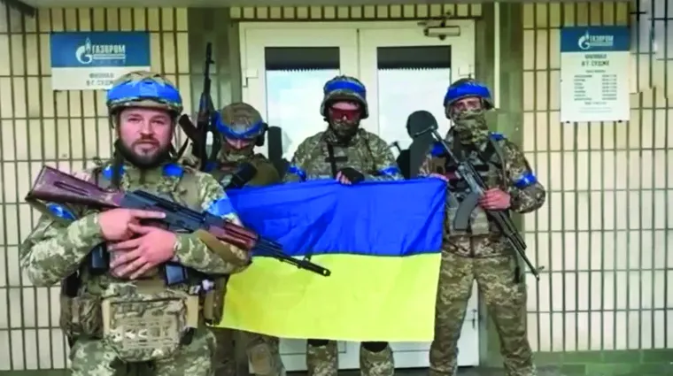 Ukraine की सेना रुस में 30 किमी अंदर घुसी, इमारत पर फहराया झंडा