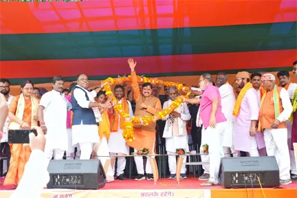 Chief Minister Dr. Mohan Yadav ने झारखण्ड के दुमका में भाजपा की परिवर्तन यात्रा के समापन समारोह को किया संबोधित