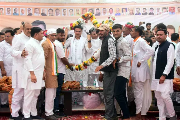 माफिया का राज पूरे प्रदेष में फैला है, भाजपा युवाओं को अंधकार में धकेल रही है और किसानों के साथ वादाखिलाफी कर रही है: Sachin Pilot