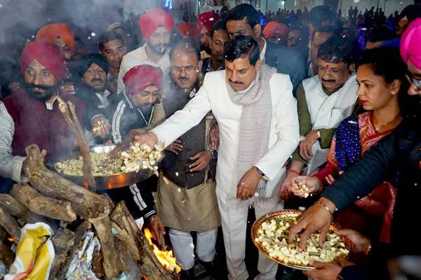 लोहड़ी, धरती मां की उदारता और किसानों के परिश्रम को प्रणाम करने का त्यौहार: Chief Minister Dr. Yadav