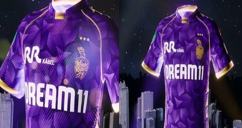 IPL 25 में नई जर्सी में नजर आयेंगे केकेआर के खिलाड़ी