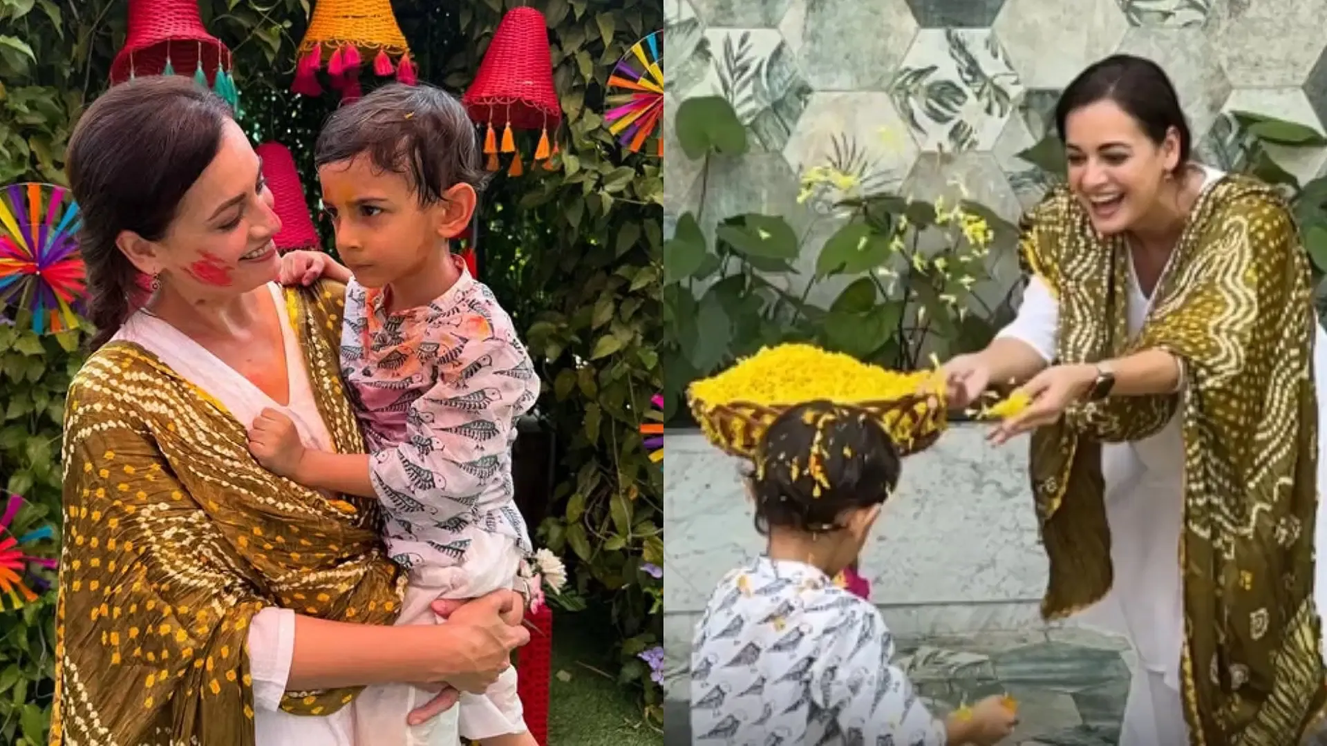 बेटे के साथ राजस्थान की सैर पर Dia Mirza