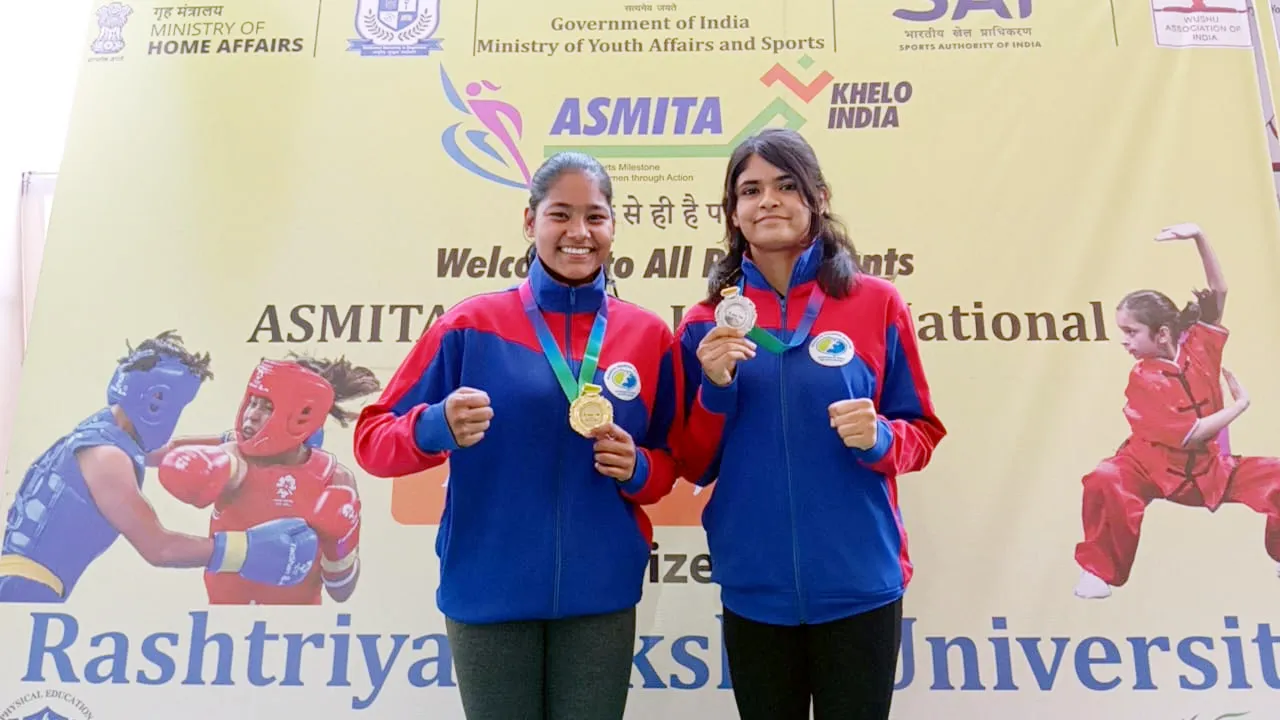 Khelo India जूनियर वूमेन वूशु लीग का आयोजन किया गया