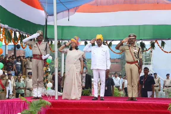 जिले में हर्षोल्लास व धूमधाम से मना 79वाँ Independence Day