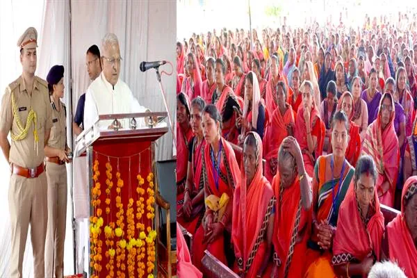 Governor Shri Patel सिवनी के थांवरझोड़ी में ग्राम परिचय कार्यक्रम में हुए शामिल