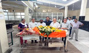 Anatomy Department को मिला एक और देहदान