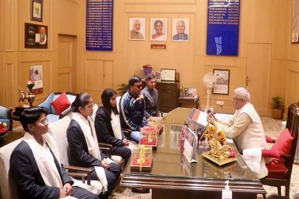 विजेता खिलाड़ी महिला सशक्तिकरण का प्रतीक : Governor Shri Patel