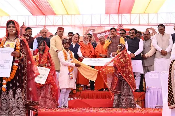 बसंत पंचमी पर सामूहिक विवाह सामाजिक एकता की है मिसाल : CM Dr. Yadav
