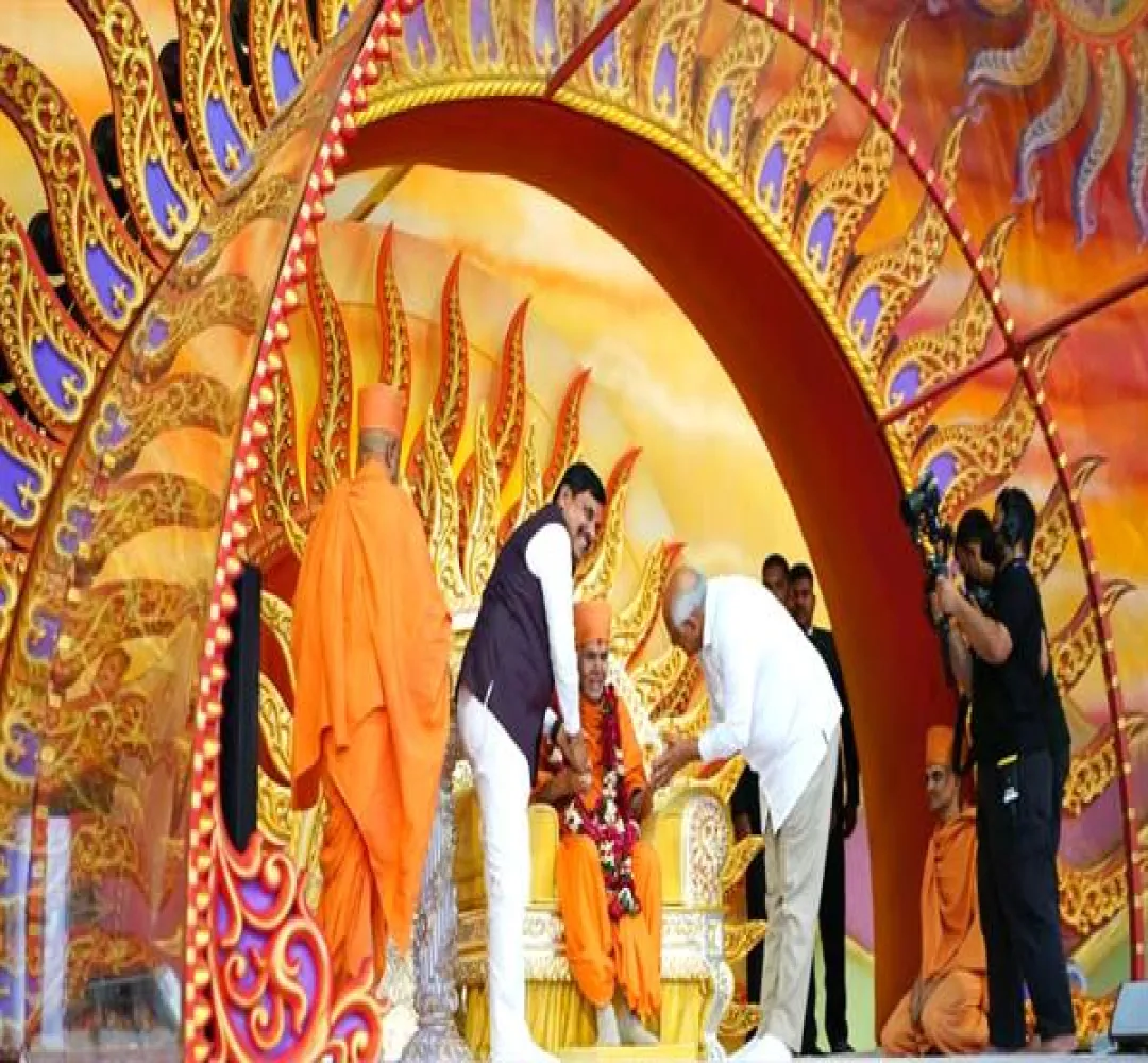 गुजरात की धरा ने दिया है, मानव कल्याण और सनातन का संदेश : CM Dr. Mohan Yadav