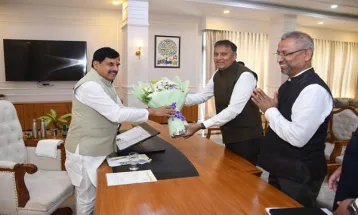 CM Dr. Yadav से ग्रीनको ग्रुप के कार्यकारी निदेशक  बंडारू ने की भेंट