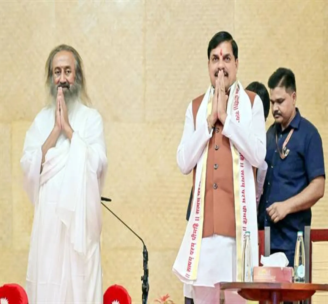 मन की शांति ही तन का योग सादृश्य...यही है आर्ट ऑफ लिविंग : CM Dr. Yadav