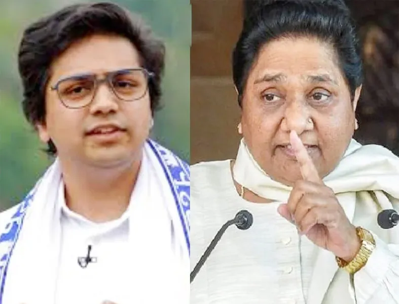 Mayawati ने, भतीजे आकाश आनंद को बसपा से किया बाहर समधी के संन्यास के बाद लिया बड़ा फैसला