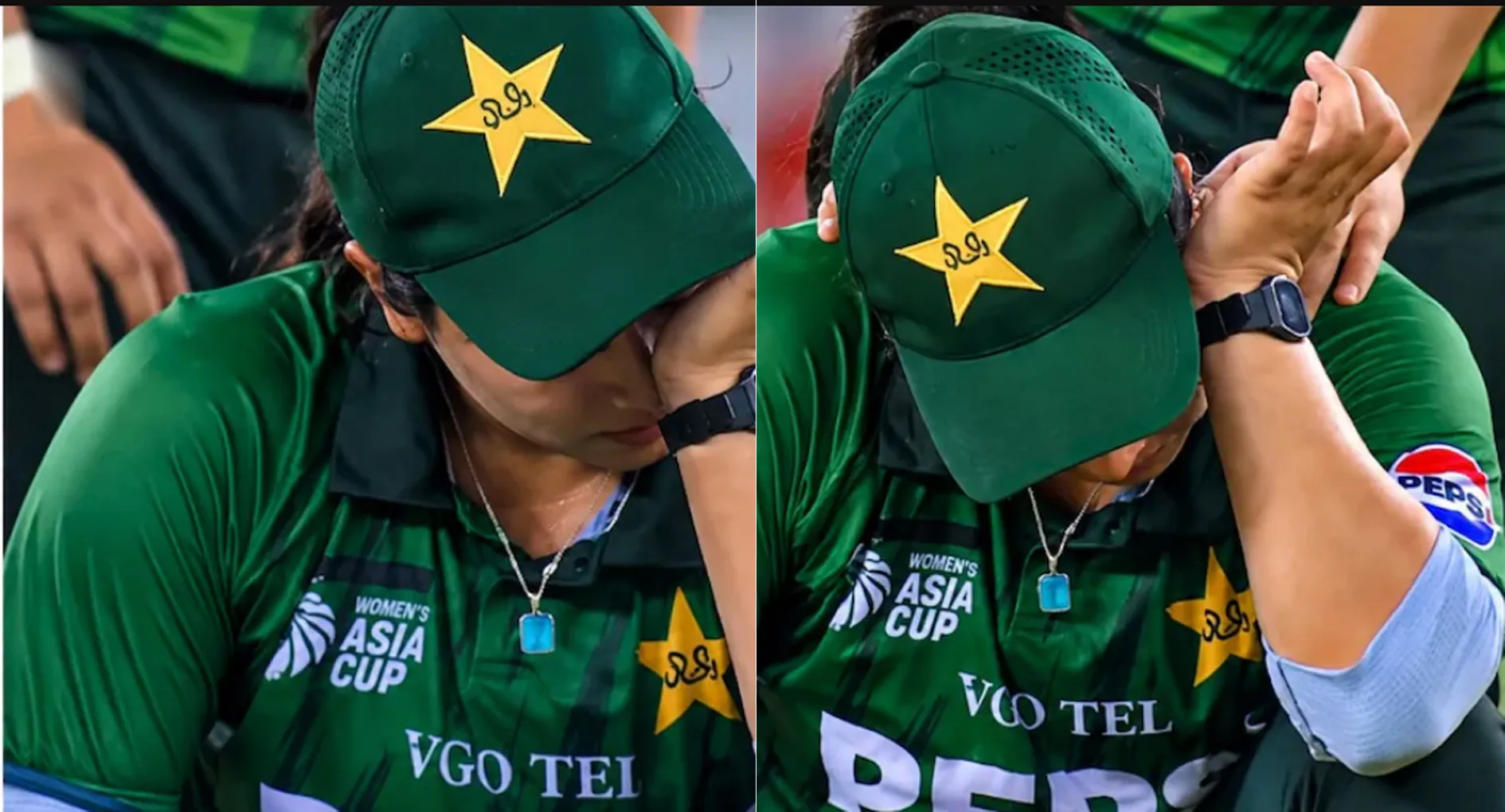 सेमीफाइनल में हार से टूट गईं  Pakistan captain Sana Fatima , मैदान पर ही फफक-फफक कर रो पड़ीं