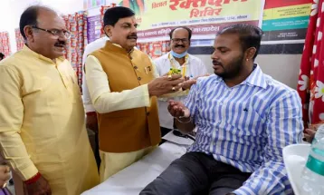 रक्तदान है जीवन का सबसे बड़ा दान : CM Dr. Yadav