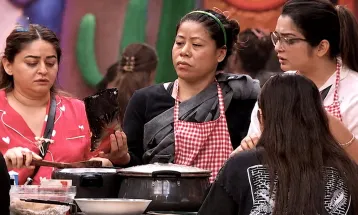 चिकन बनाने को लेकर Amrapali Dubey और माही विज में बहस