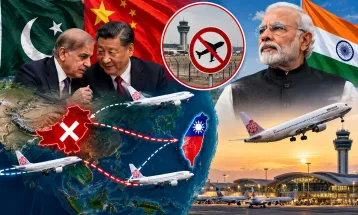 China के गुलाम पाकिस्तान ने ताइवान के लिए हवाई क्षेत्र बंद किया